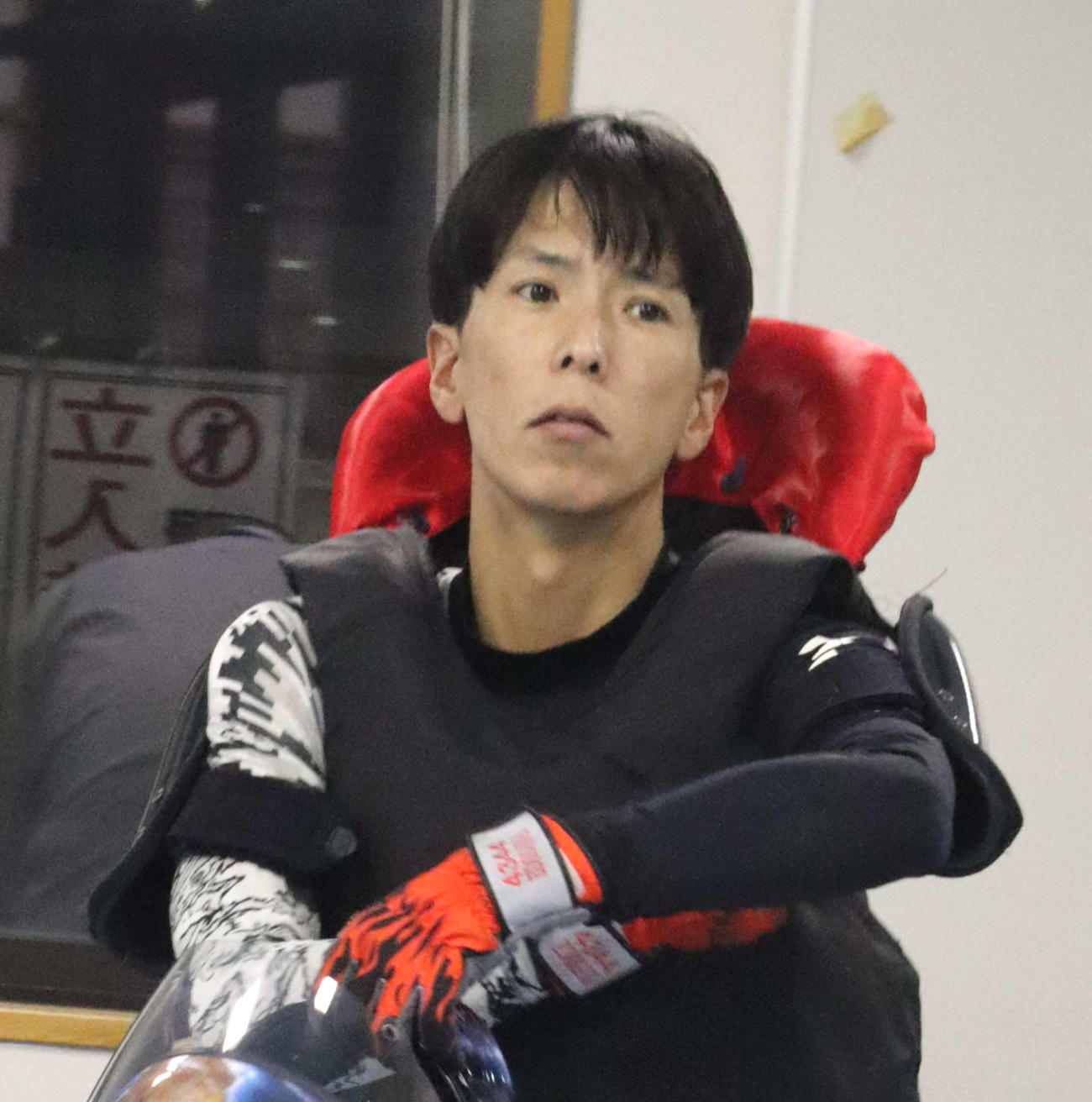 しっかり着をまとめている新田雄史だが、仕上がりには不満を口にした