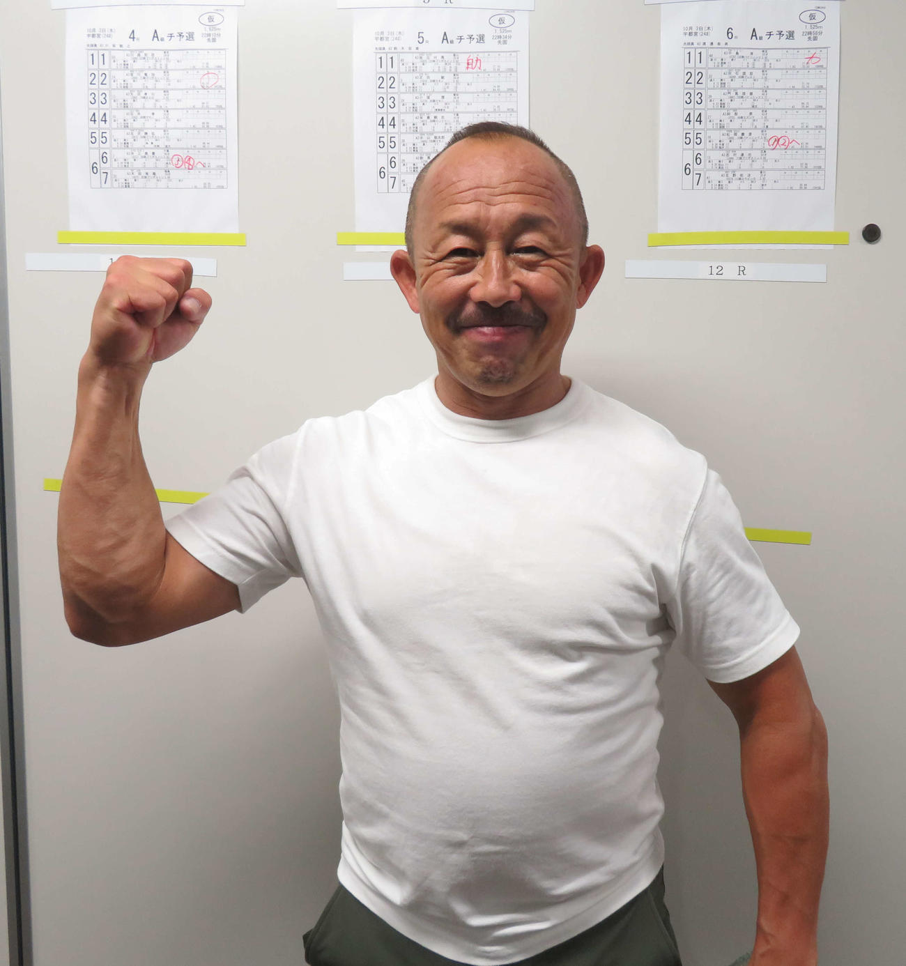 準決5Rで念願の岩井芯とのタッグが決まった疋田敏（10月2日撮影）