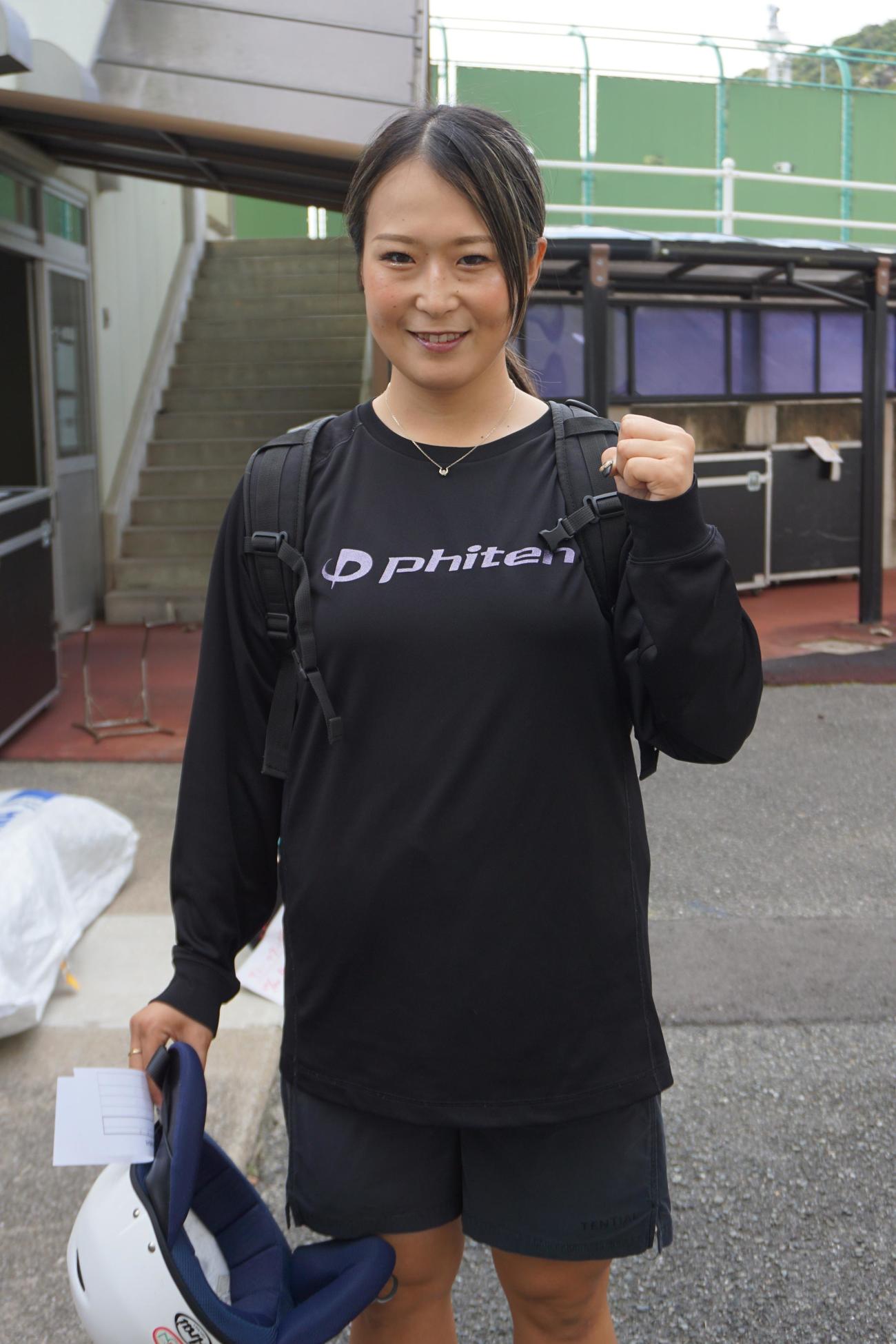西島叶子が気持ちを切り替えて挑む