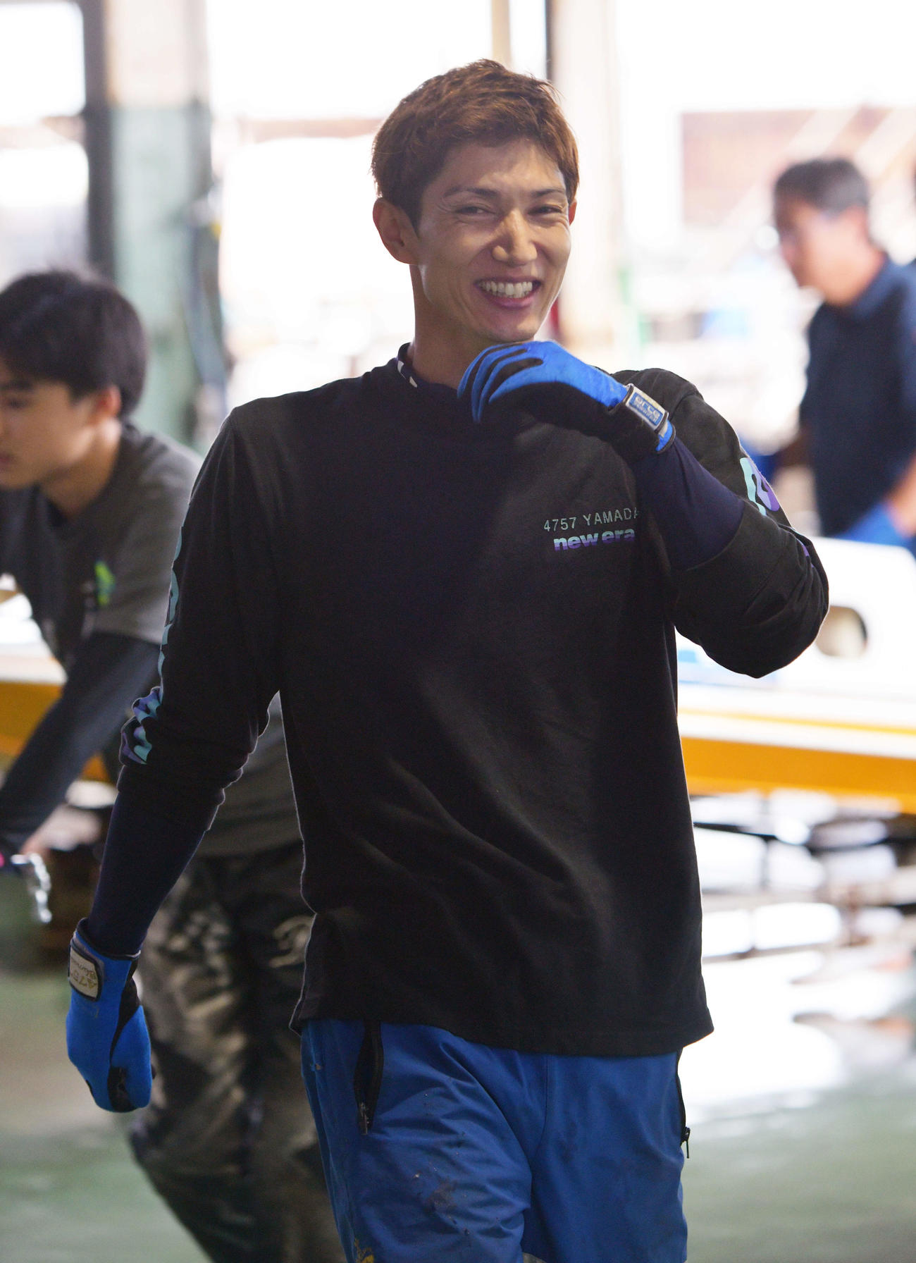 初日連勝を決めた山田祐也