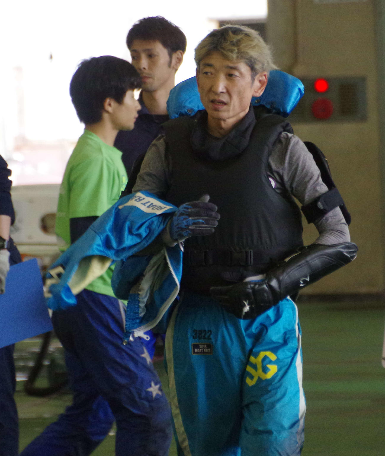 準優進出戦11Rは平尾崇典が冷静に先マイ（撮影・渕上知）