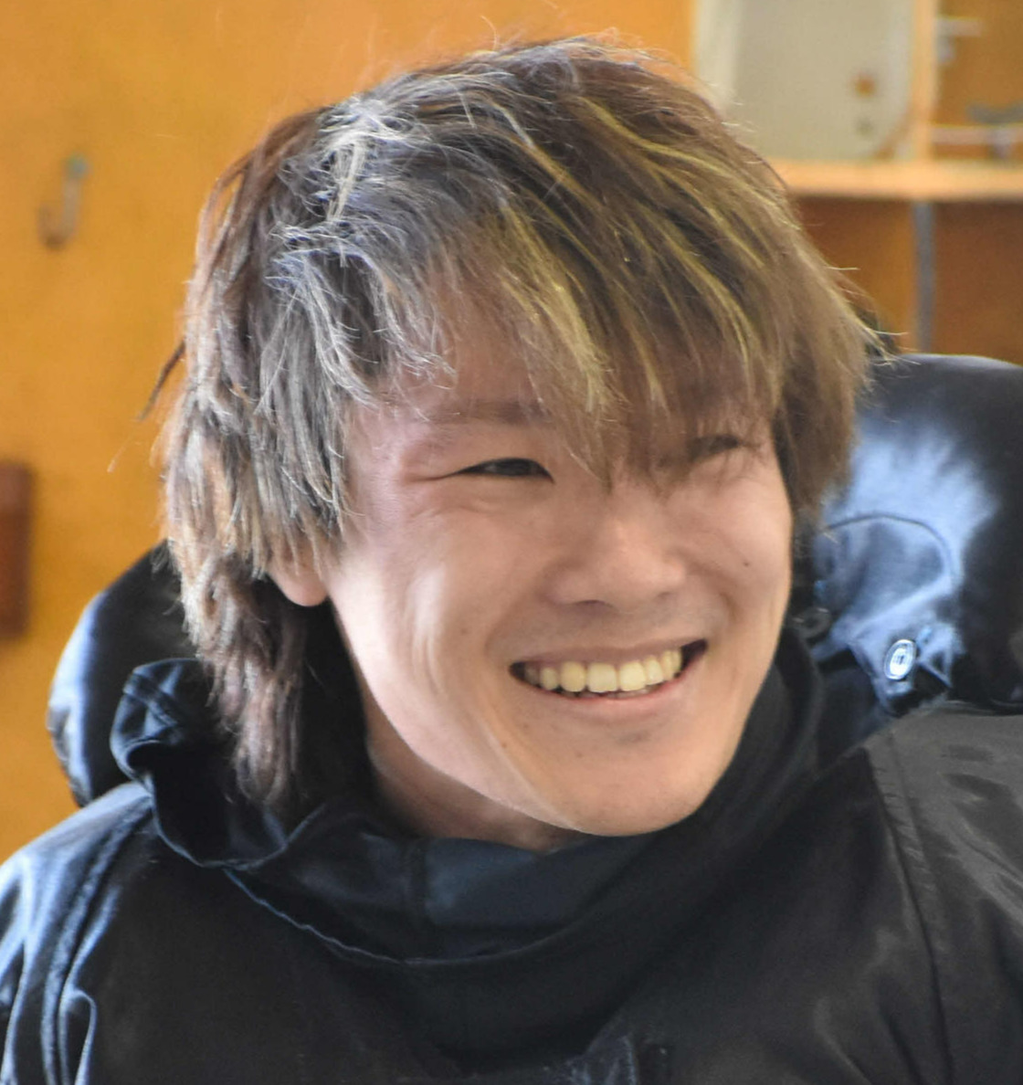 中村泰平は連勝を飾り満面の笑み