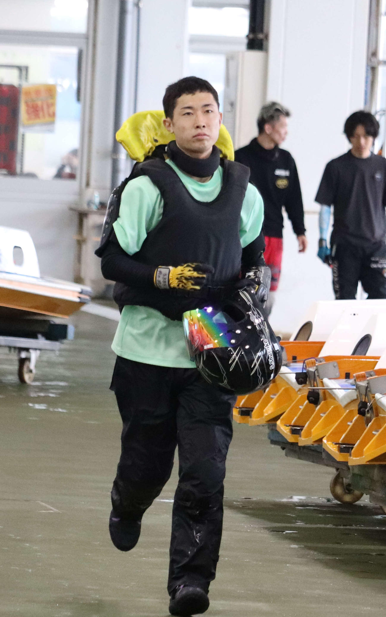 特訓を終えた鈴木柊介