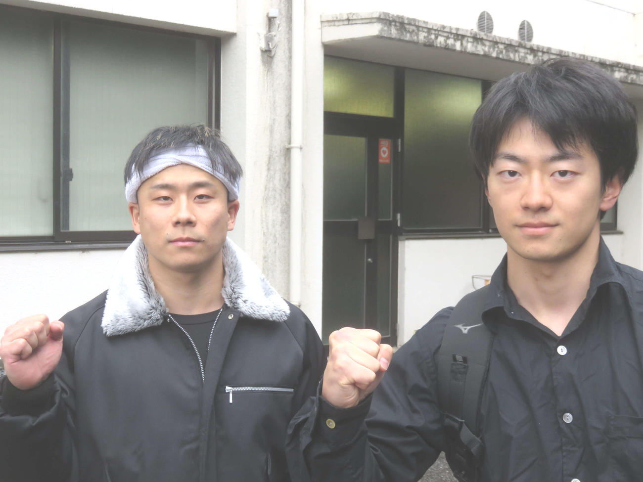 安倍大成（右）は予選で鈴木玄人マークに出る