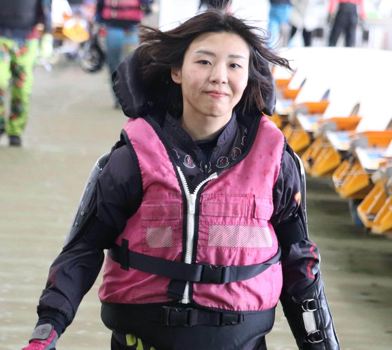特訓後の大石真央は柔和な表情