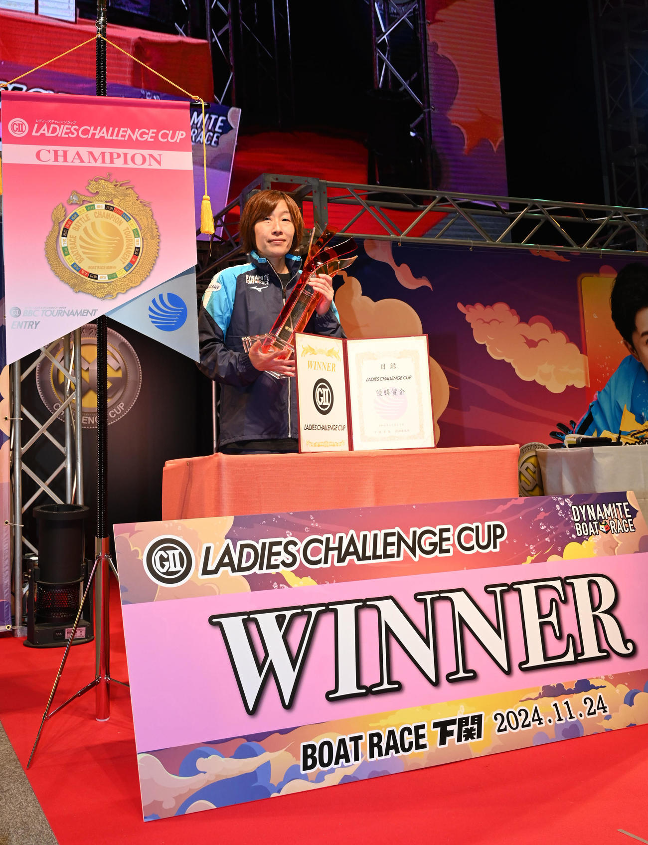 G2優勝戦　優勝を果たした4208三浦永理（撮影・林敢治）