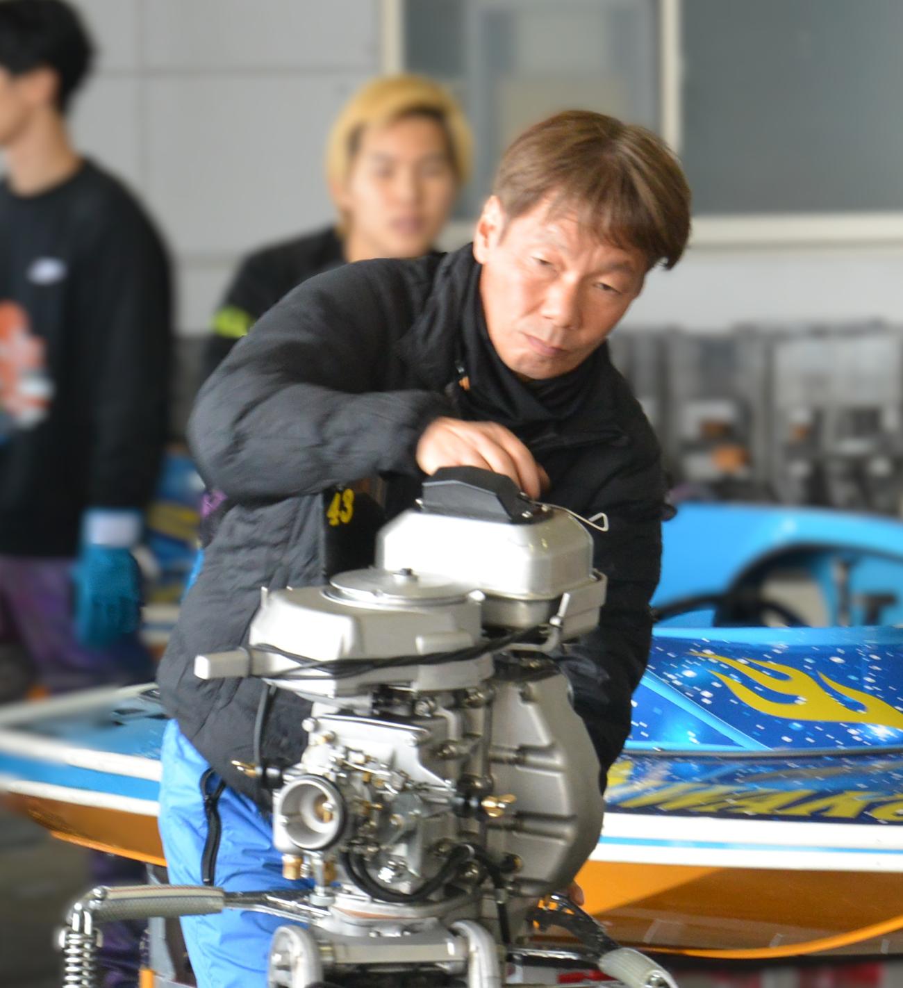 滋賀支部の番長吉川昭男が、中間整備機を味方に地元優勝を狙う