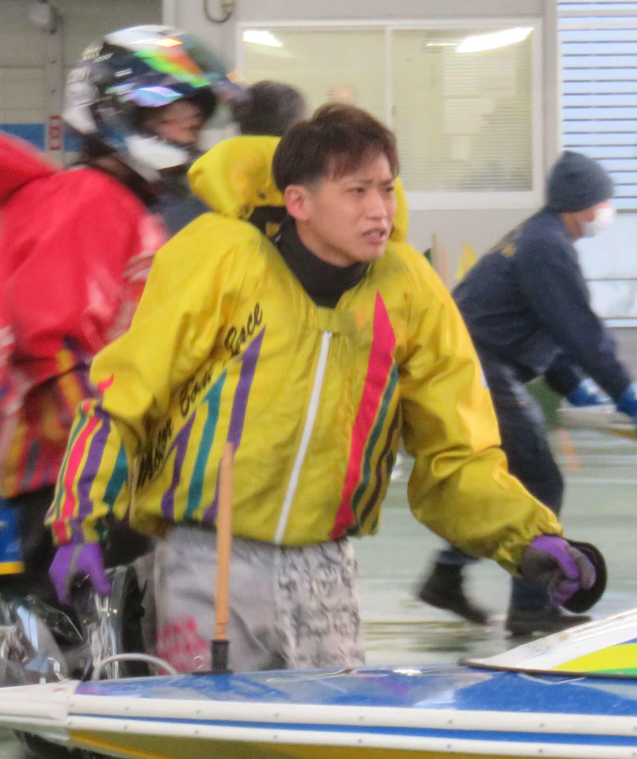 杉山勝匡は12Rを得意のチルト3度伸び型にして一気まくりで快勝した