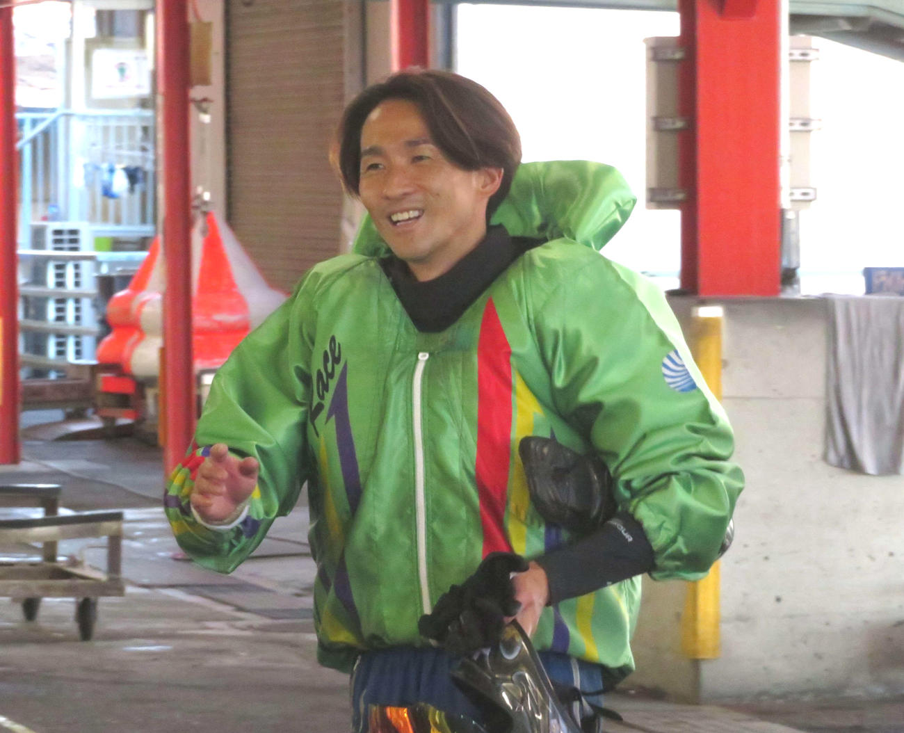 過去4度の優勝がある戸田巧者の梶野学志が優出に笑顔を見せた