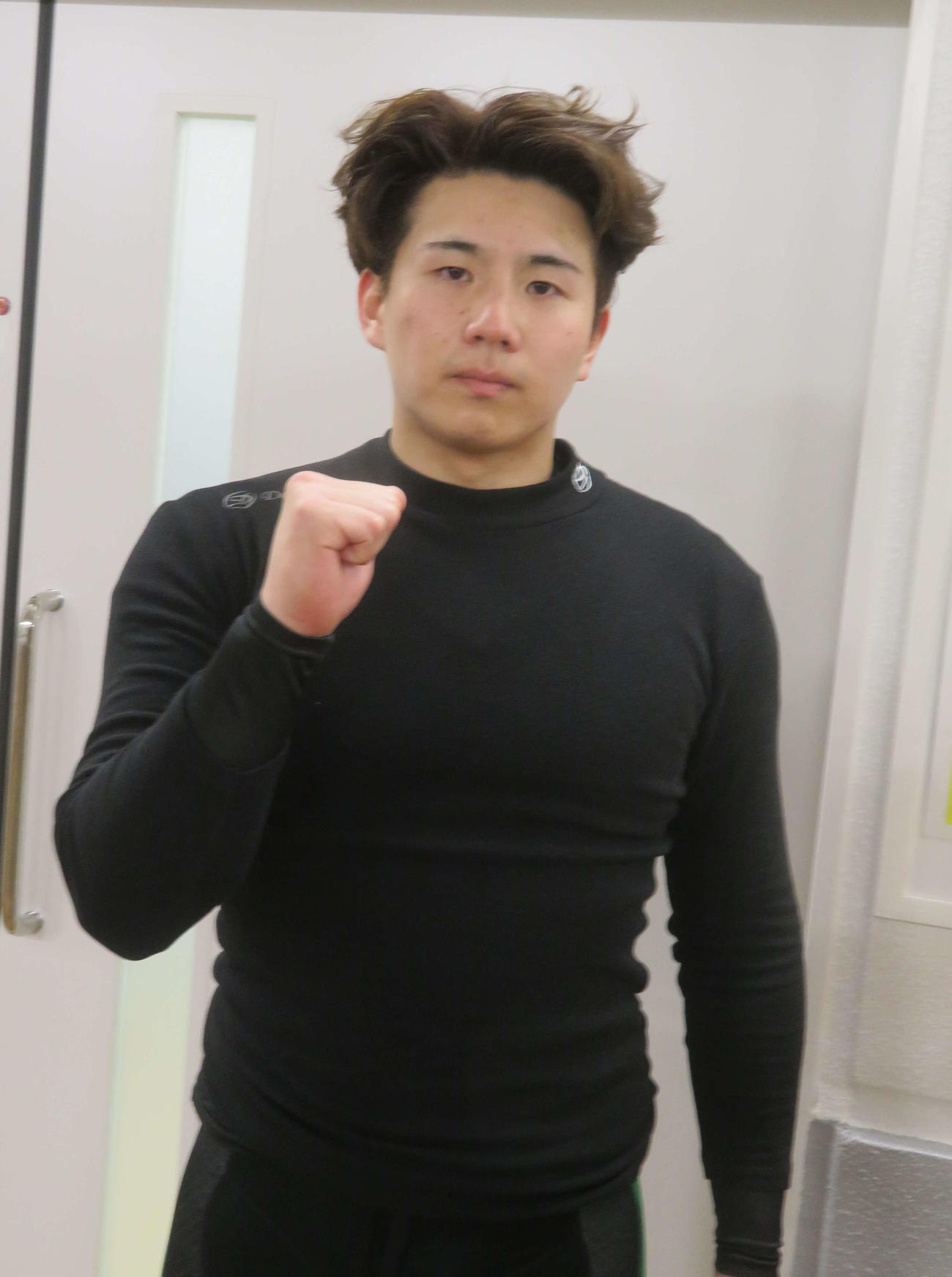 A予選1R、突っ張り2周先行で押し切った保田浩輔