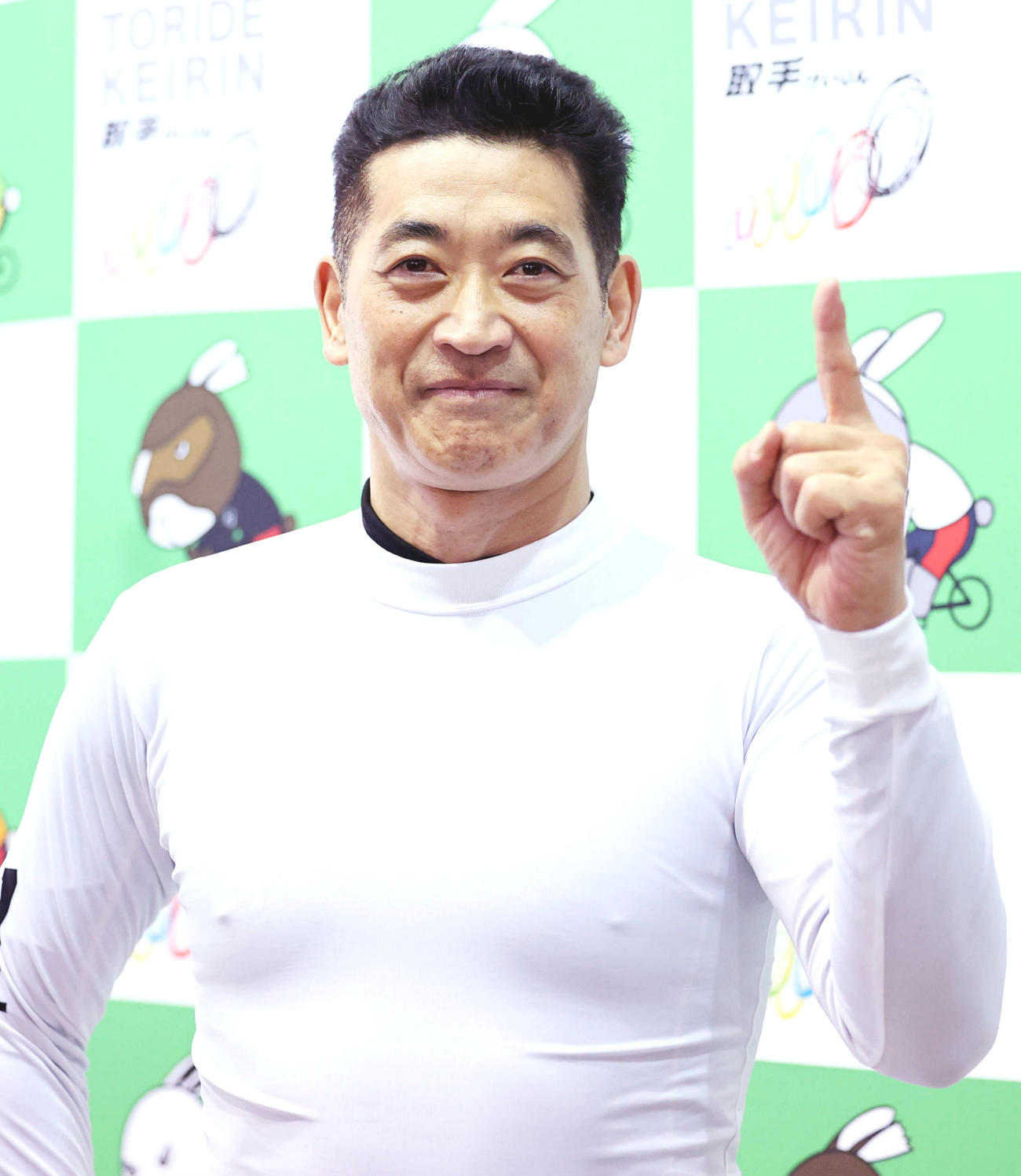 2024年12月23日・現役最後のレース（取手最終日7R）を勝利して胸を張る神山雄一郎
