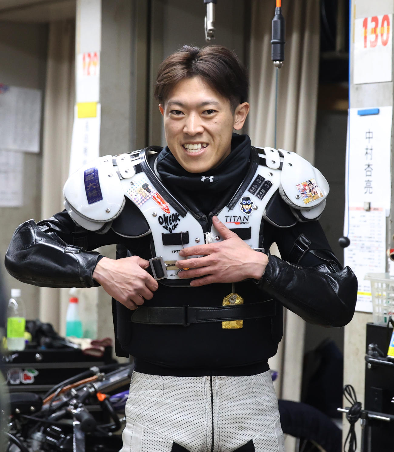 SS・TR1回戦12Rで4着の中村杏亮（撮影・柴田隆二）