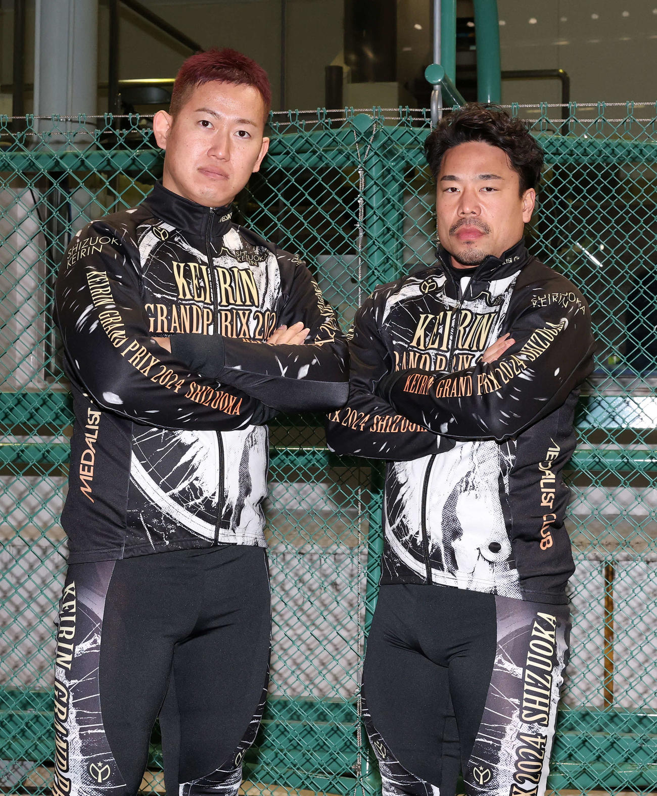 脇本雄太（左）と古性優作（撮影・鈴木正人）