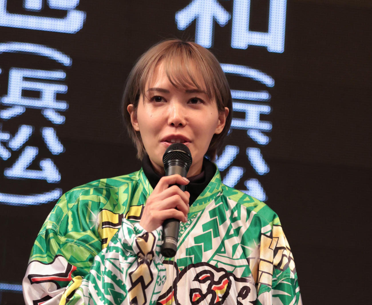 SS王座決定戦公開枠番選択会を終えて意気込みを語る6枠の佐藤摩弥（撮影・柴田隆二）