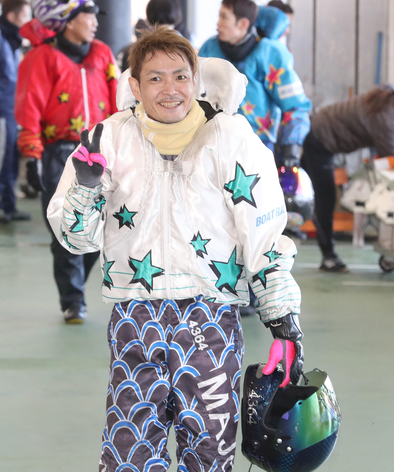 優勝戦の1枠を手に入れた池永太（撮影・梅根麻紀）