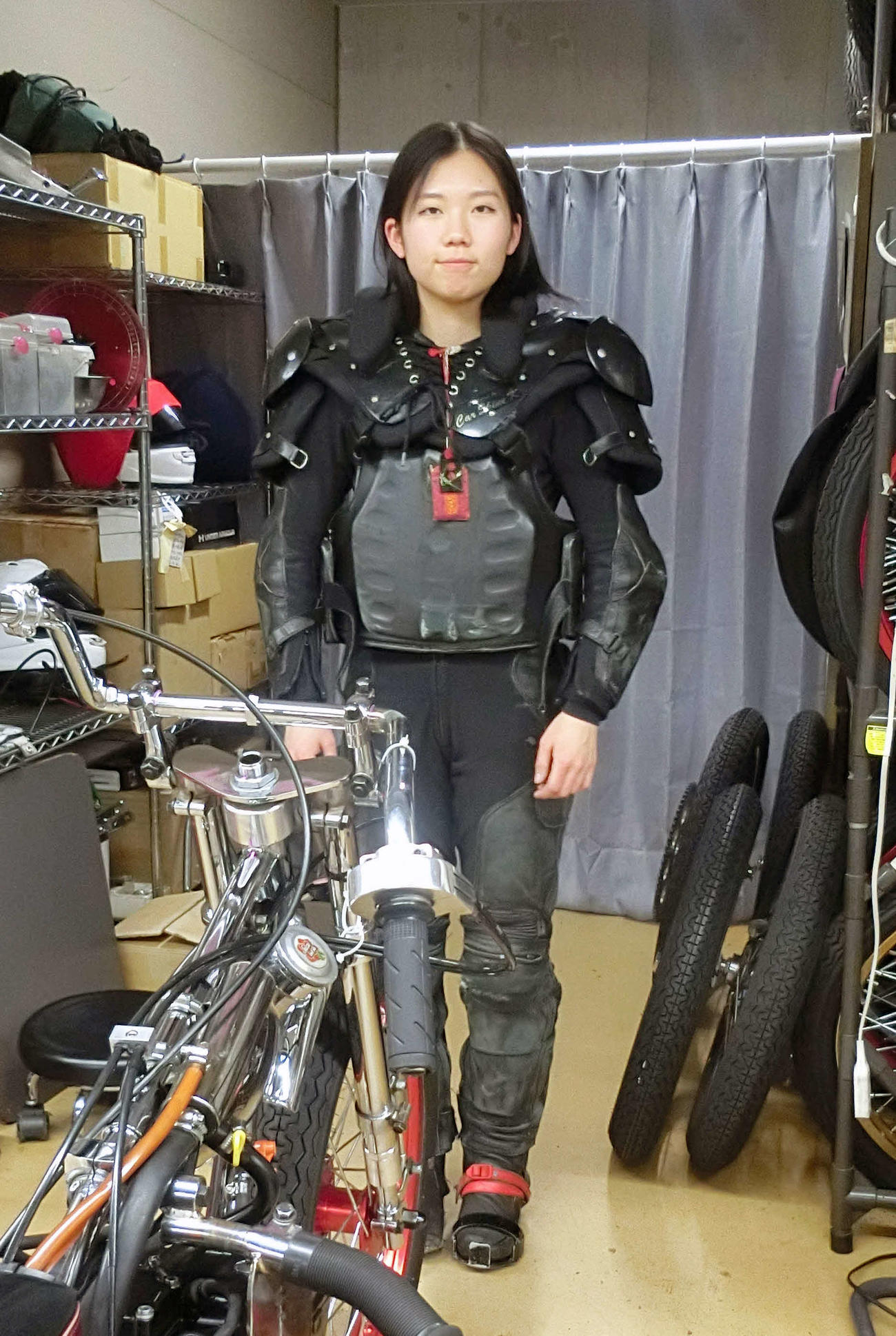 地元の菅原すずのは時計を短縮して上昇中だ（撮影・海老原実）