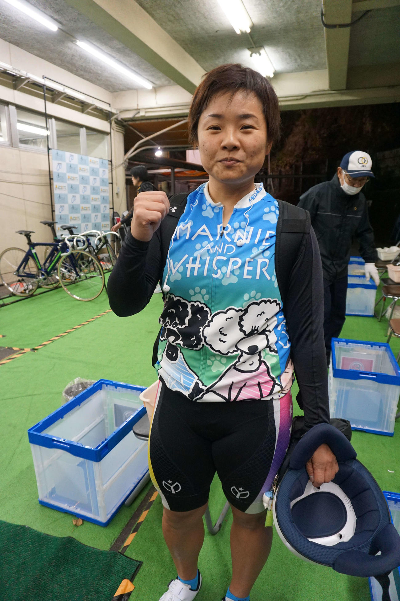 杉沢毛伊子が久米詩と手に汗握る好勝負を演じた