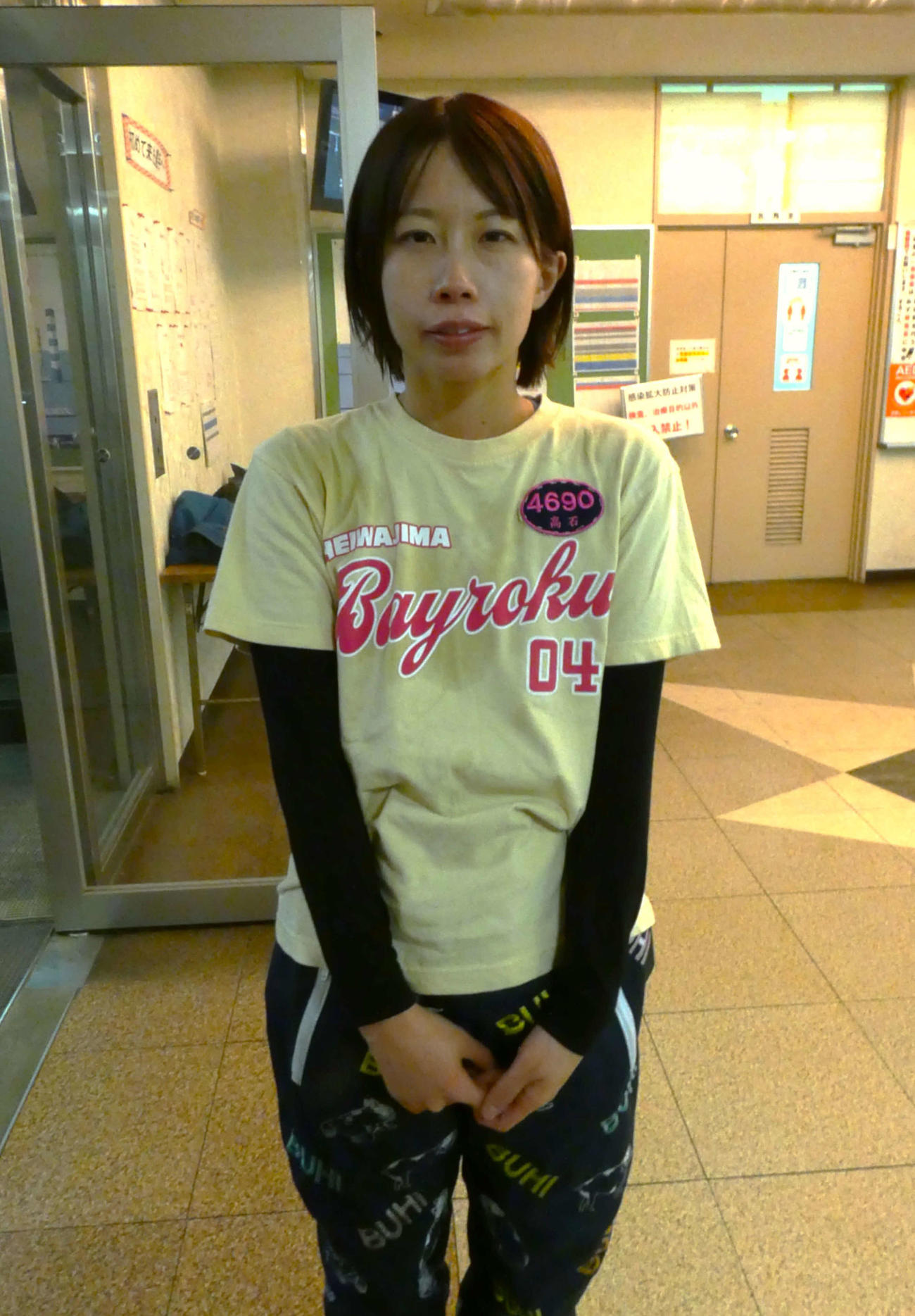 高石梨菜の43号機の動きは軽快。2日目も大暴れといく（撮影・前原一樹）