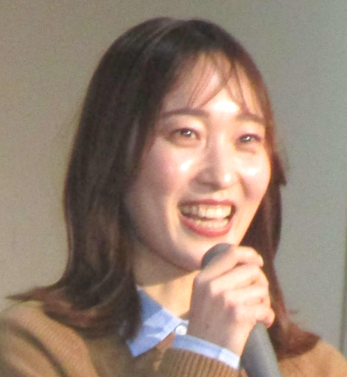 トークショーで「彼氏はいません」と明かした高憧四季（撮影・安井雅彦）