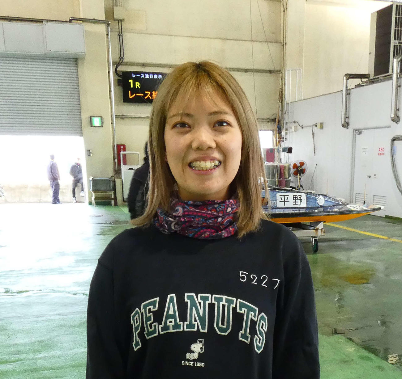 川原愛未が優出機69号機をゲットした（撮影・前原一樹）