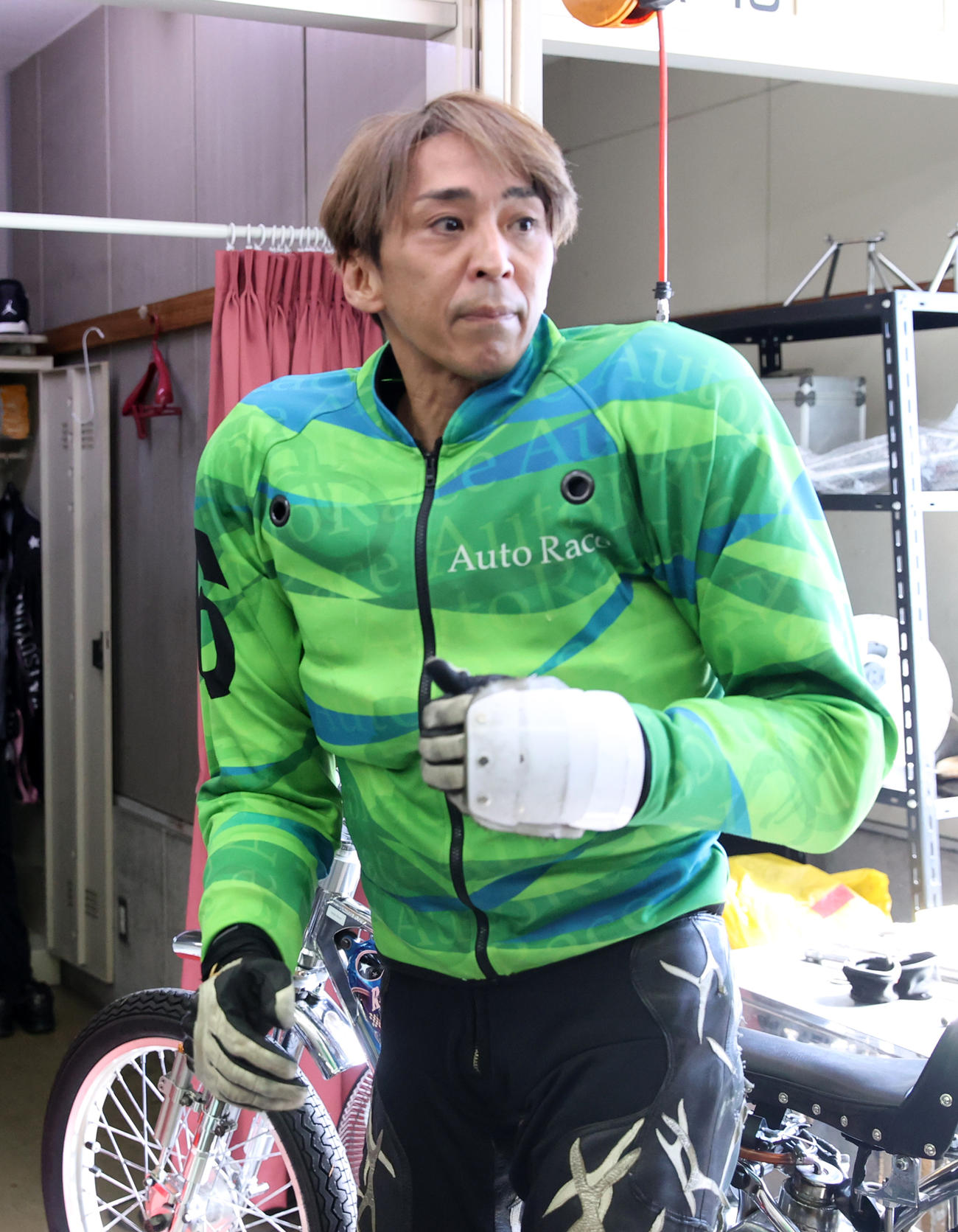全日本選抜予選4Rで3着の森且行（撮影・柴田隆二）