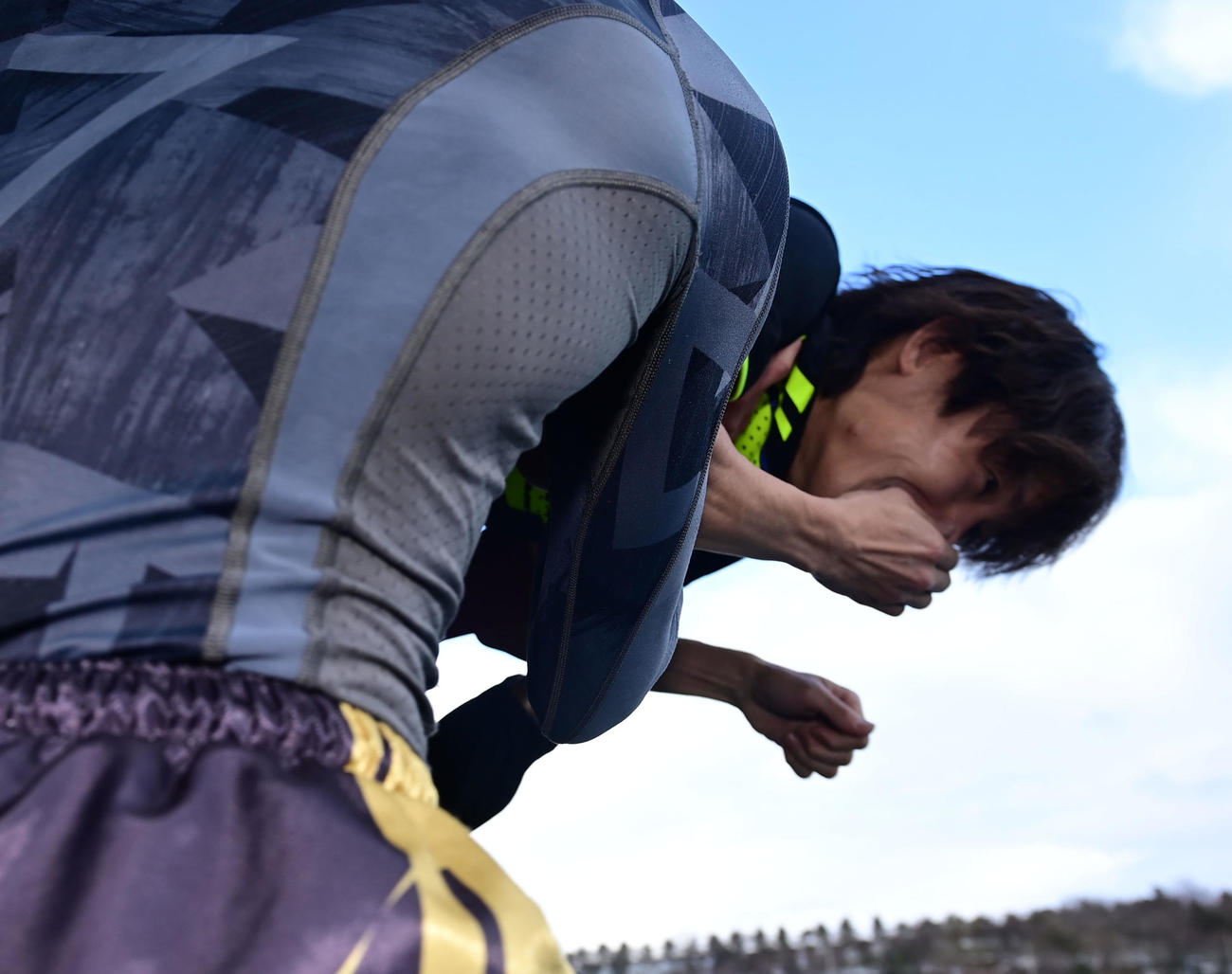 G1初勝利を挙げ水神祭を受けた佐藤悠（撮影・和賀正仁）