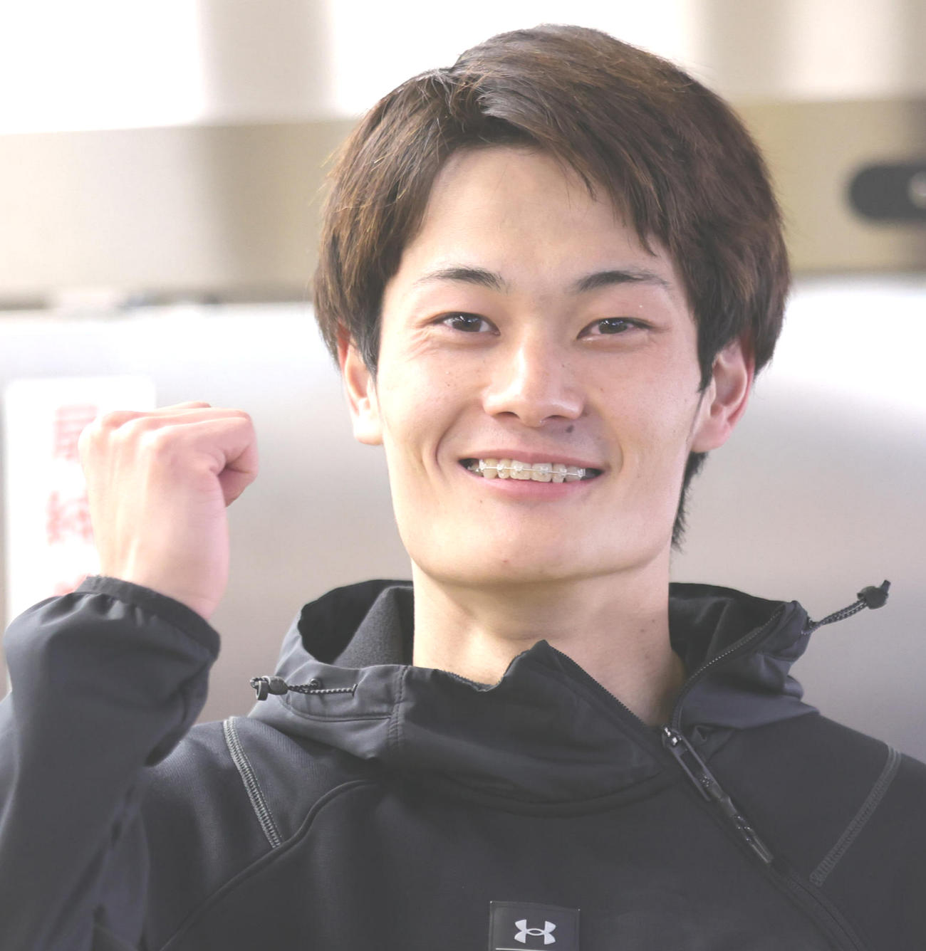地区選初出場に気合十分の藤田俊祐