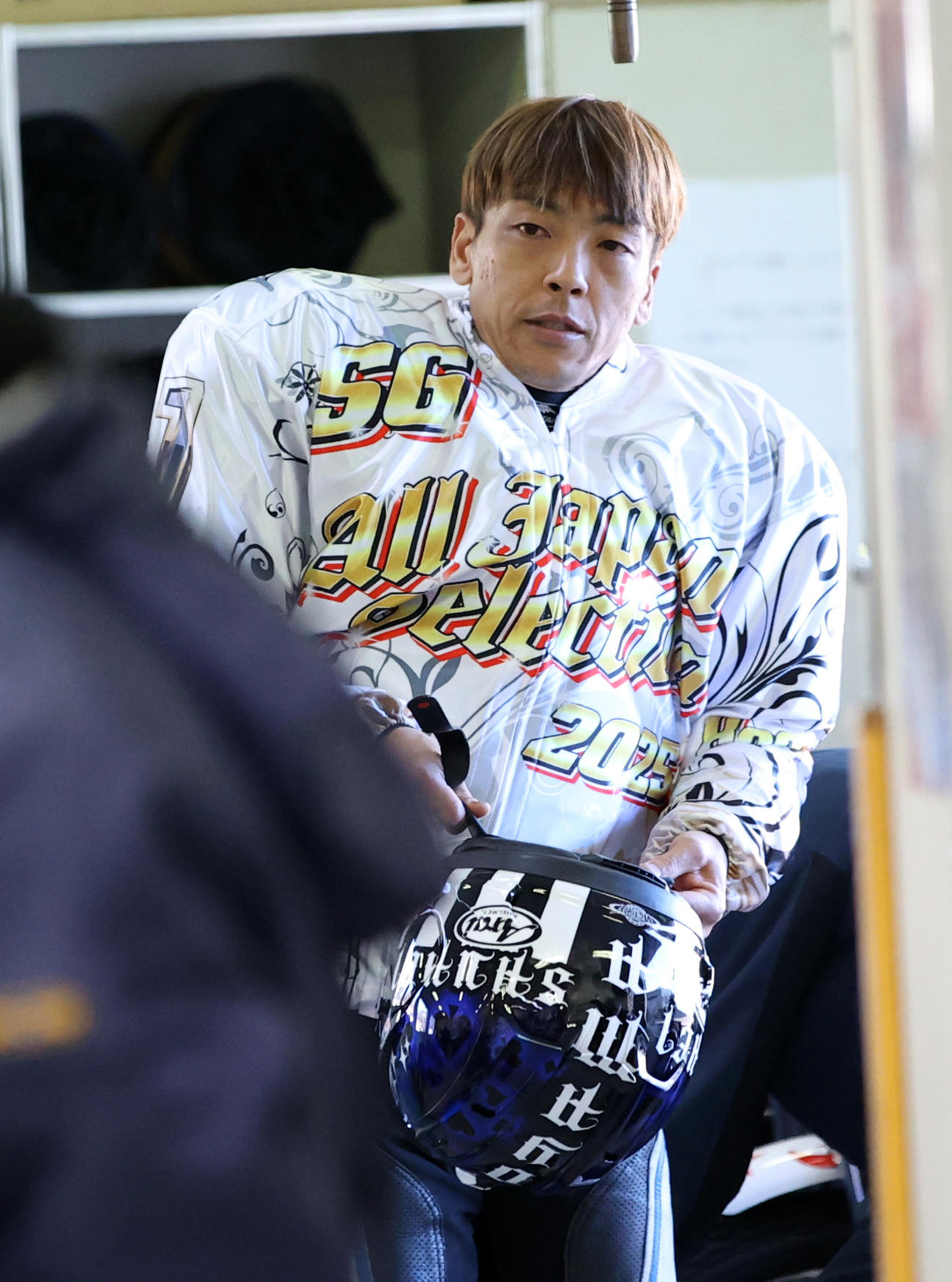 優勝戦12Rに臨む青山周平（撮影・柴田隆二）
