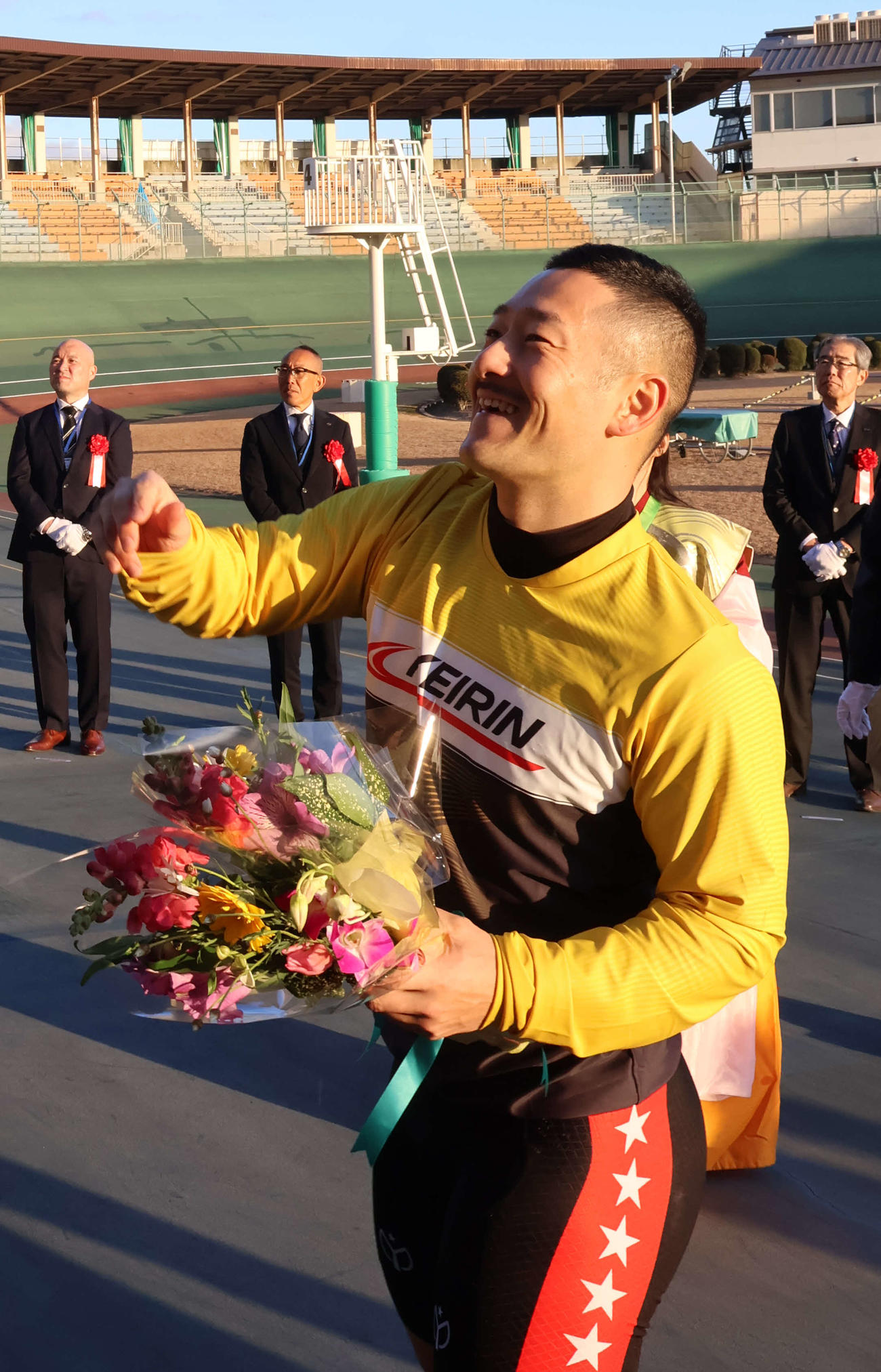 松井宏佑が番手まくりで通算3度目のG3優勝を決めた（撮影・山田敏明）