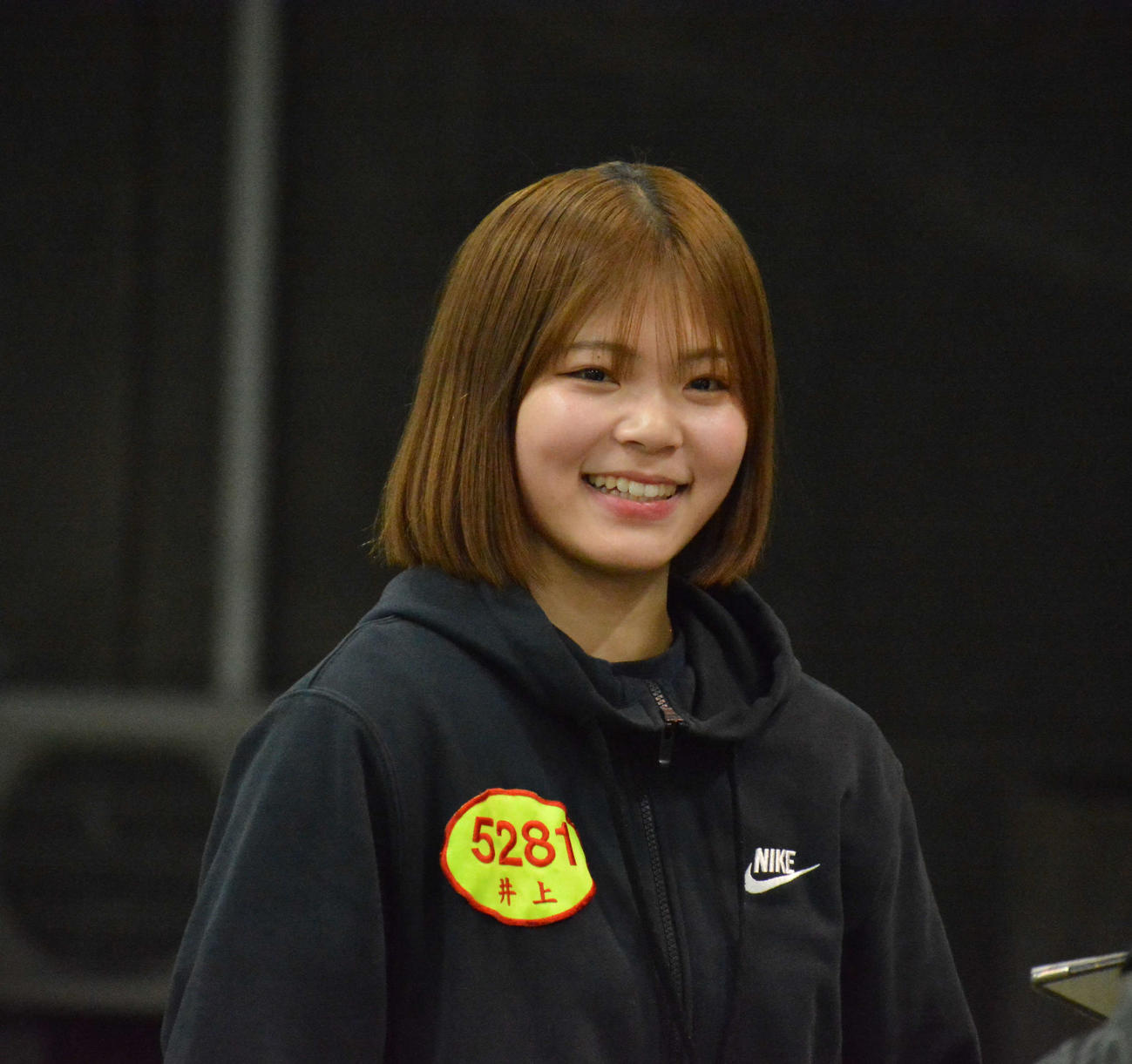 デビュー初優出を決め笑顔の井上遥妃