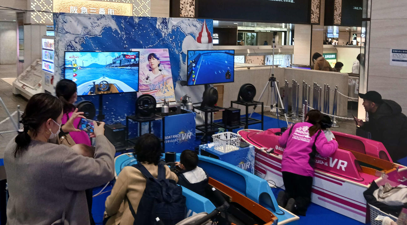 浜名湖ボートのP・G1「スピードクイーンメモリアル」のPRイベントが大阪で行われた