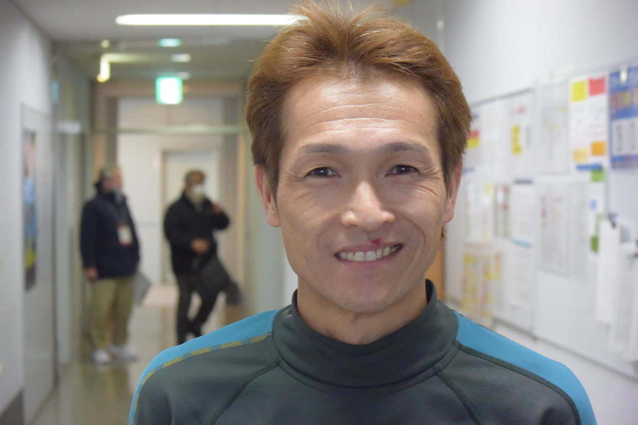 佐々木康幸がドリーム12Rをまくり切って、満面の笑み