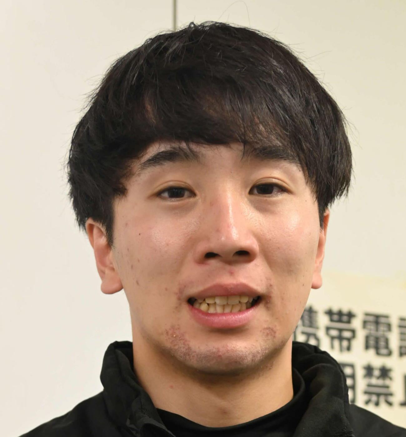 復帰後初めて勝ち上がりでの白星を挙げた安彦統賀