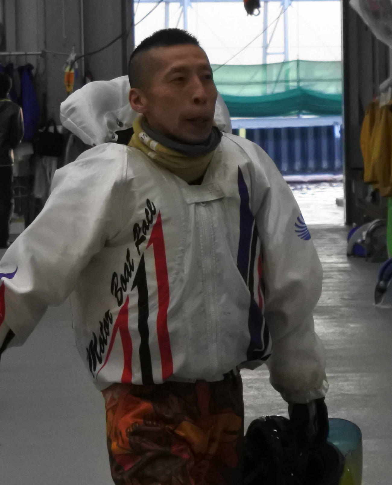 大阪支部の元気印・日笠勝弘はピットでも水面でもエネルギッシュ