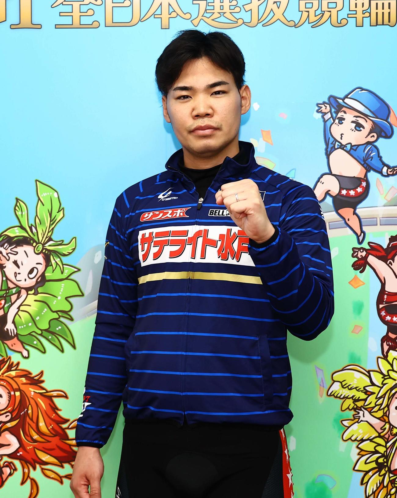 第40回全日本選抜競輪　11R2着の吉田拓矢（撮影・上田博志）