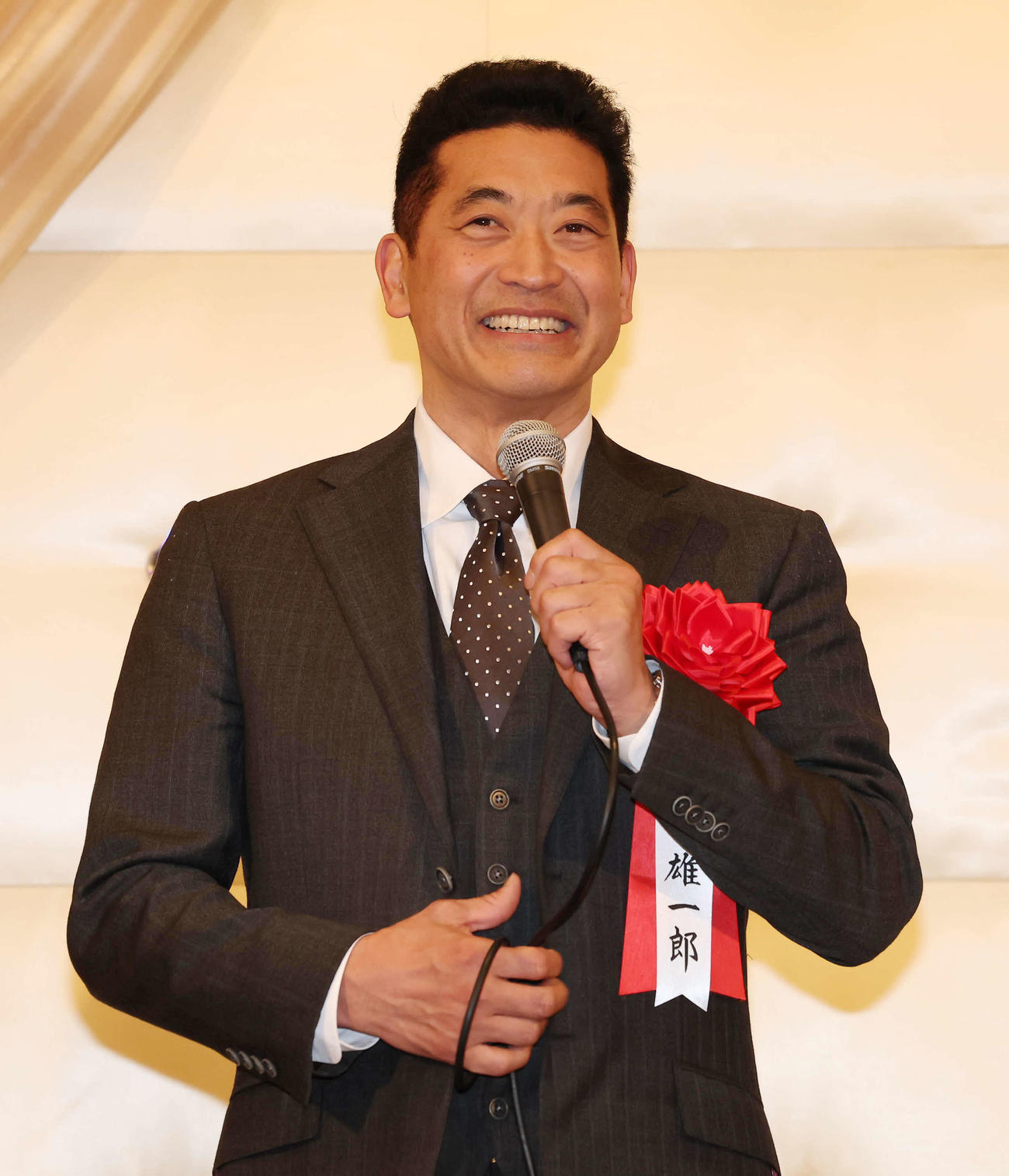 競輪年間三賞の特別賞を受賞した神山雄一郎氏（撮影・丹羽敏通）
