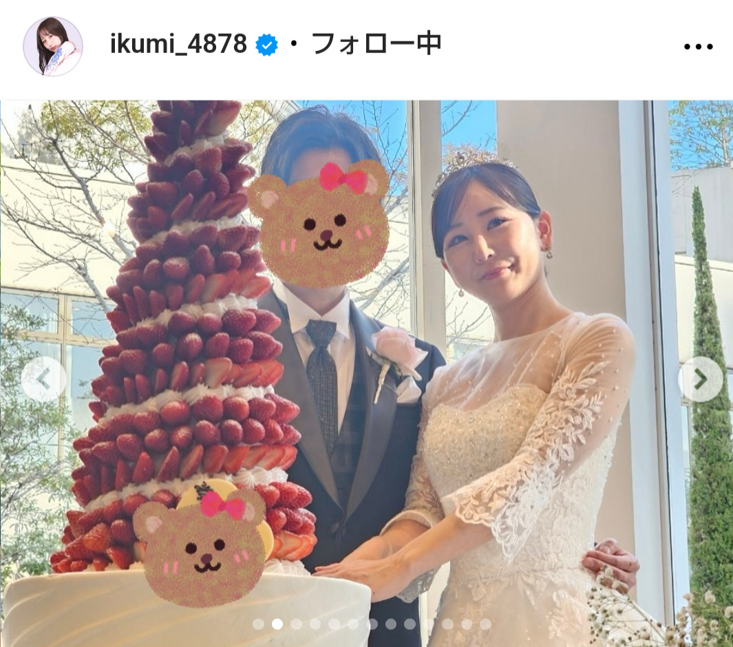西岡育未のインスタグラムから