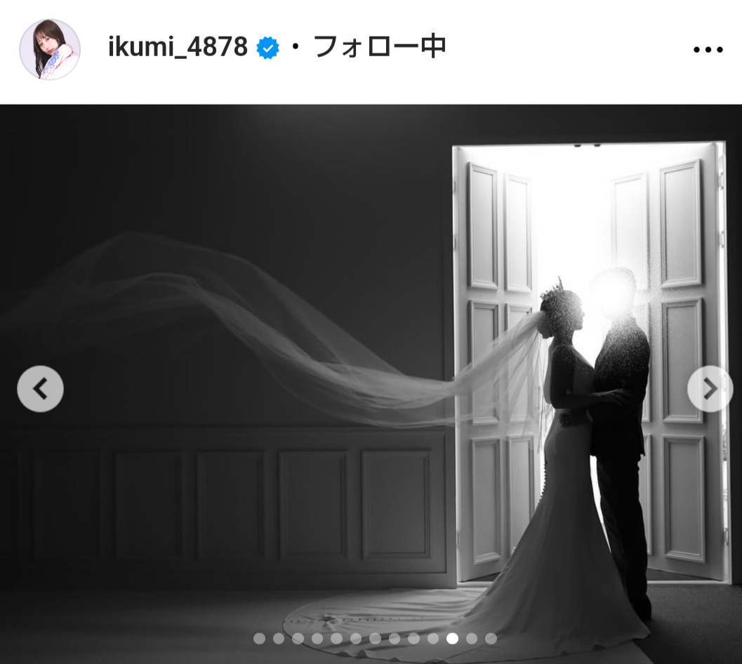 西岡育未のインスタグラムから