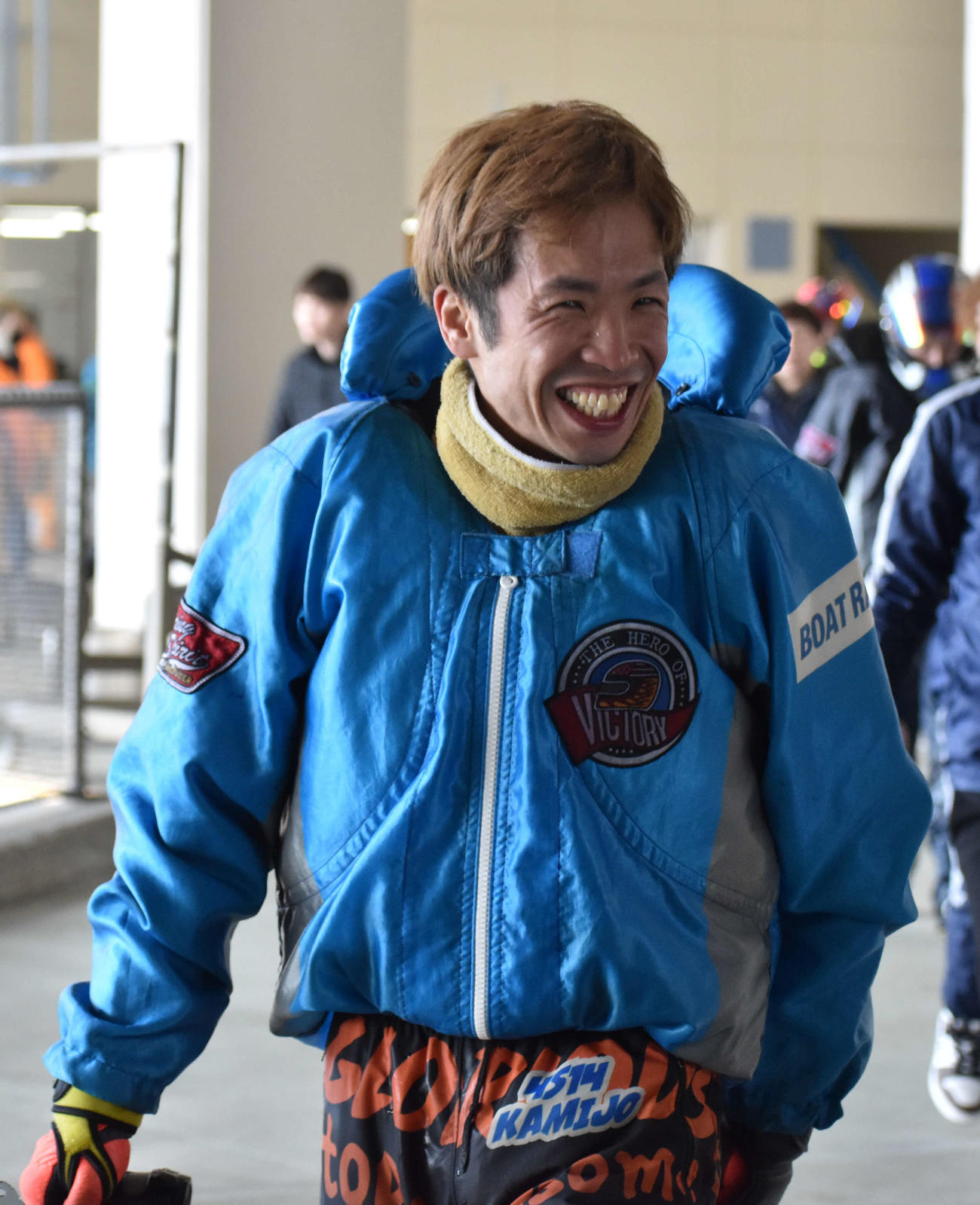 4連勝を飾り笑顔の上條嘉嗣
