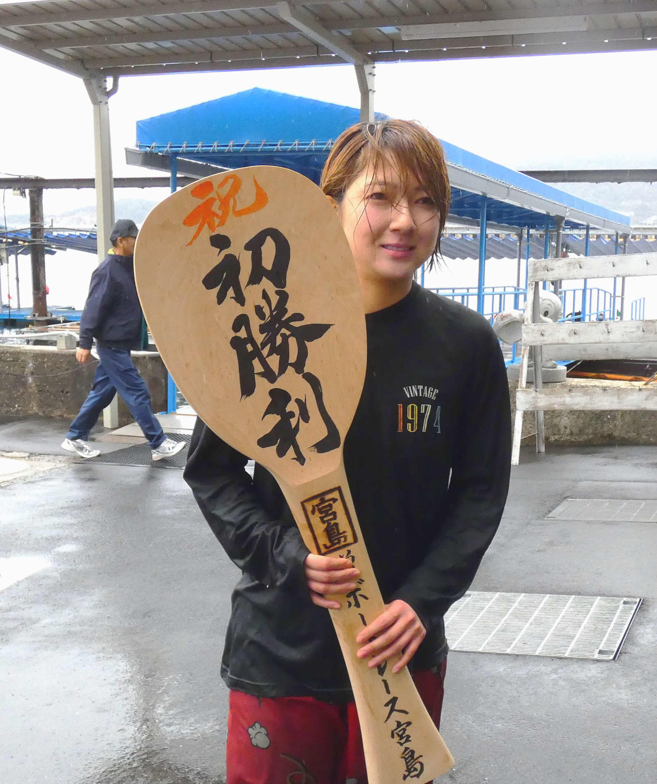 岩崎麗子が2R4枠、差してデビュー初勝利を手にした（撮影・前原一樹）