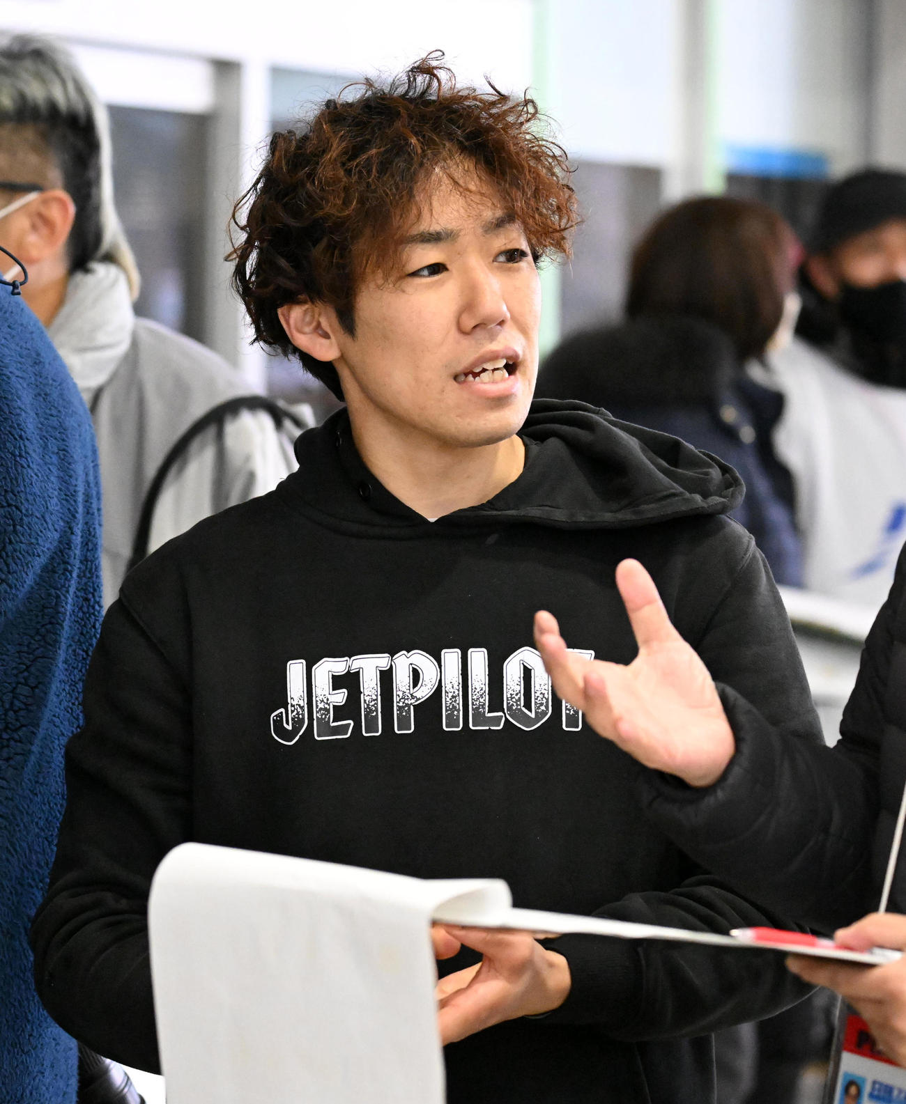 G2モーターボート大賞前検　小原聡将（撮影・前岡正明）