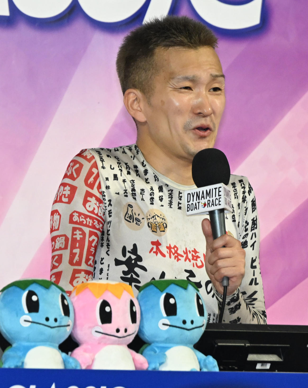 若松SG3日目　12R1着の西山貴浩（撮影・林敢治）
