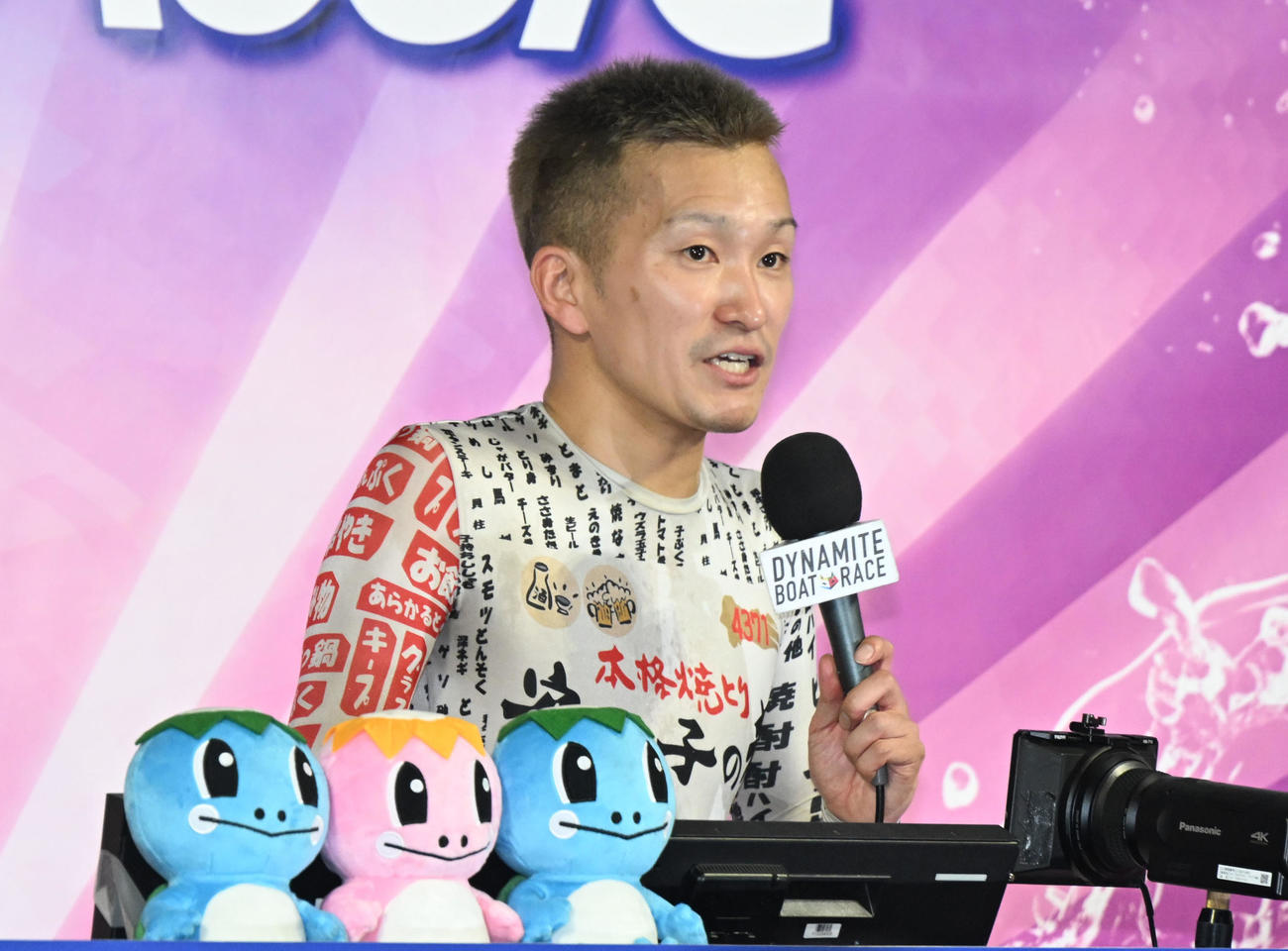 若松SG3日目　12R1着の西山貴浩（撮影・林敢治）