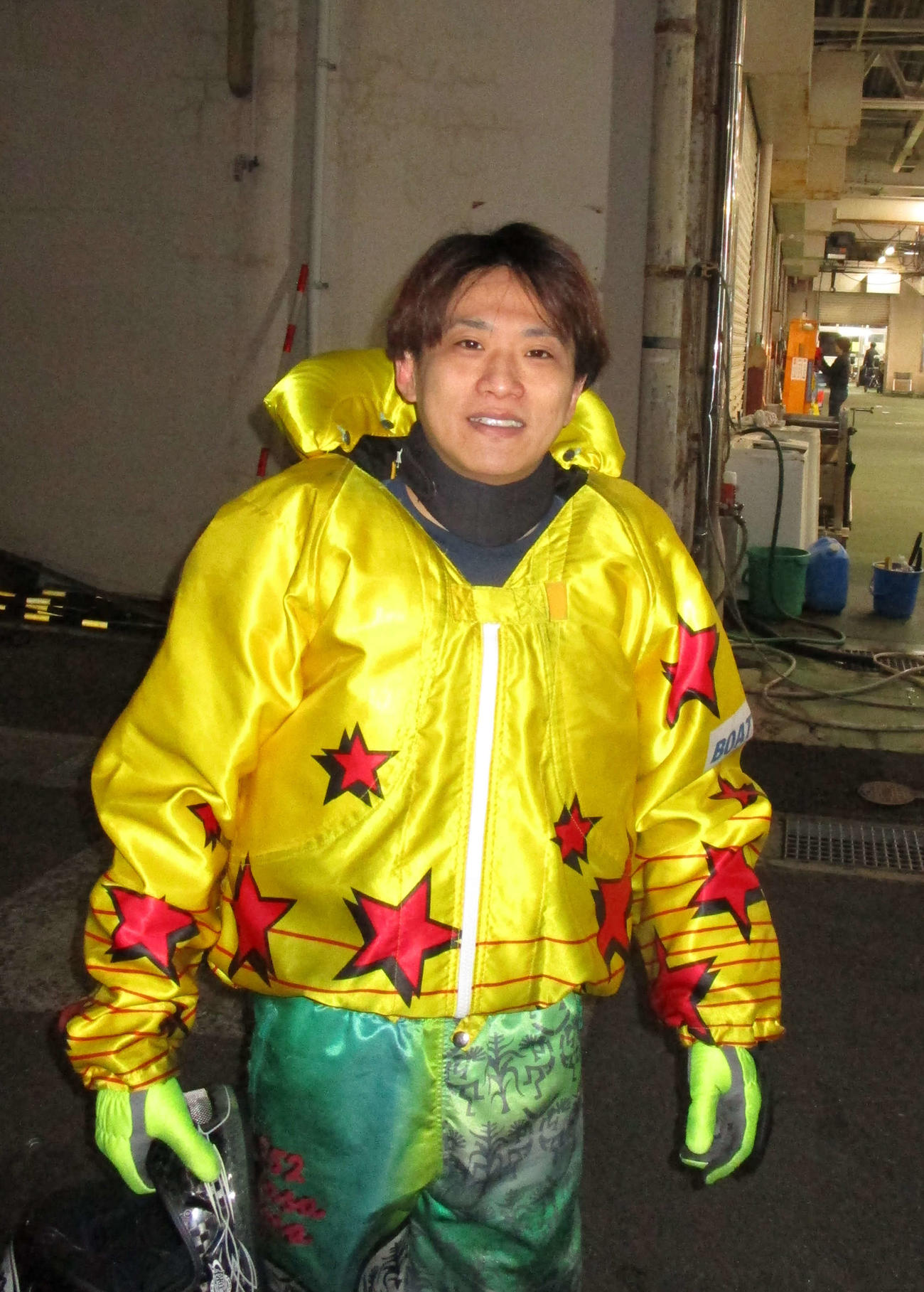 チルト3度で初優勝を狙う杉山勝匡（撮影・安井雅彦）
