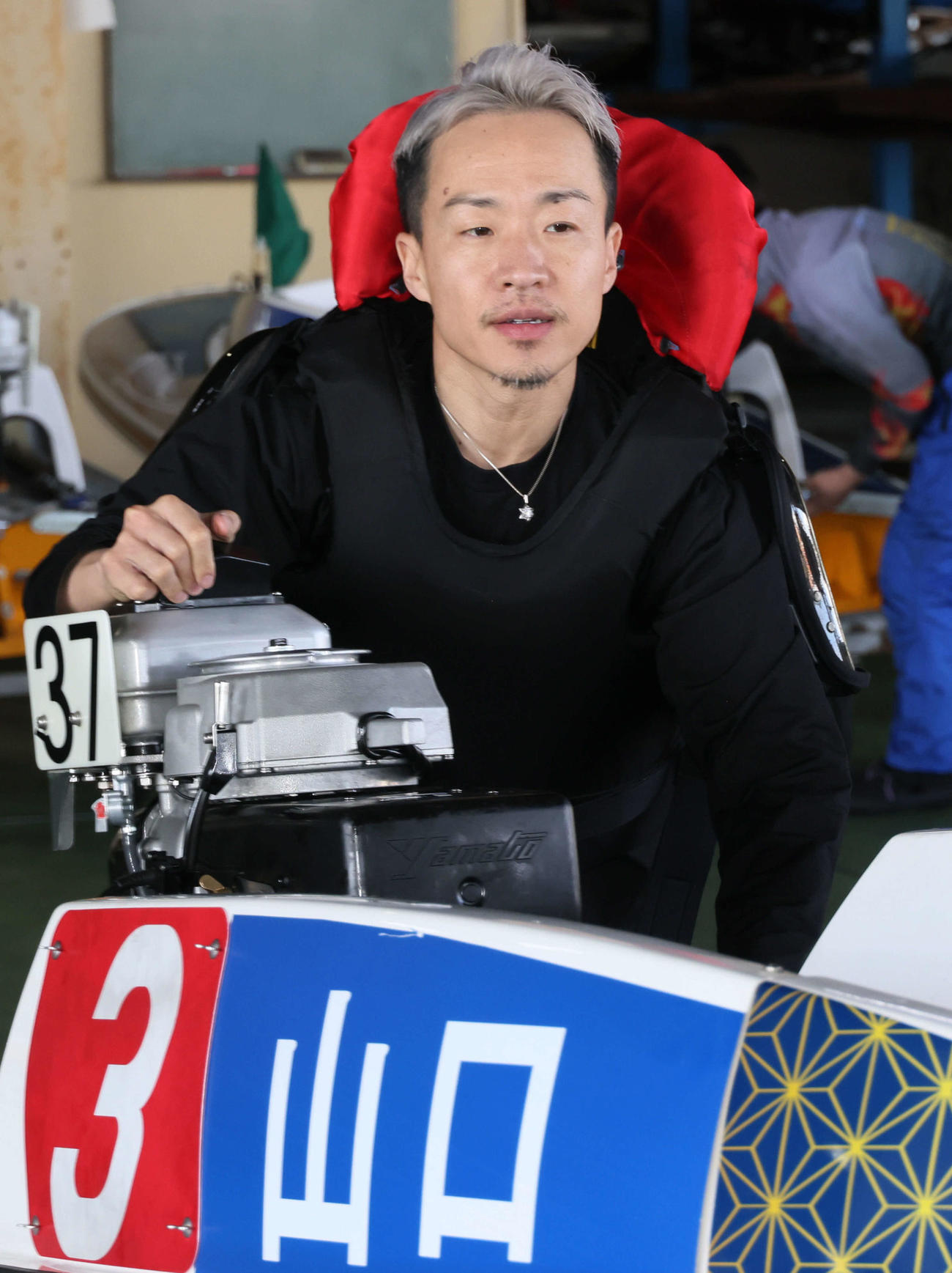 G1宮島チャンピオンカップ前検　山口剛4205（撮影・加藤孝規）