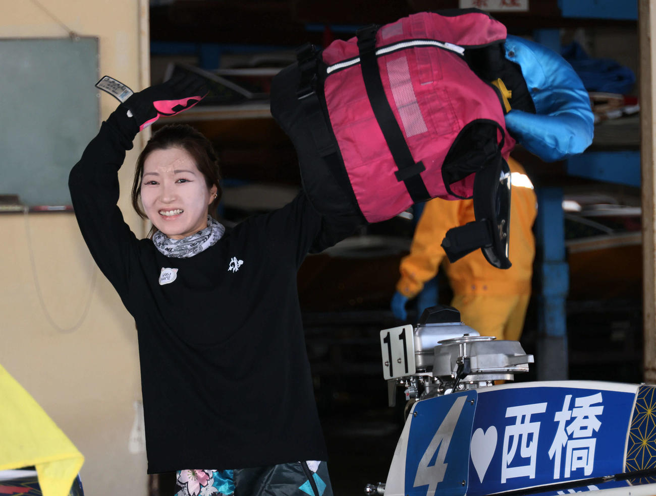 G1宮島チャンピオンカップ前検　西橋奈未4961（撮影・加藤孝規）