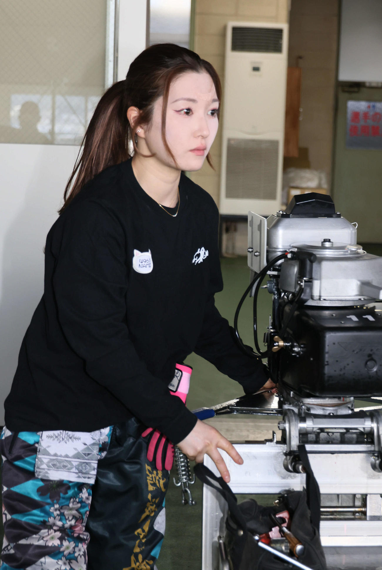 G1宮島チャンピオンカップ前検　西橋奈未4961（撮影・加藤孝規）