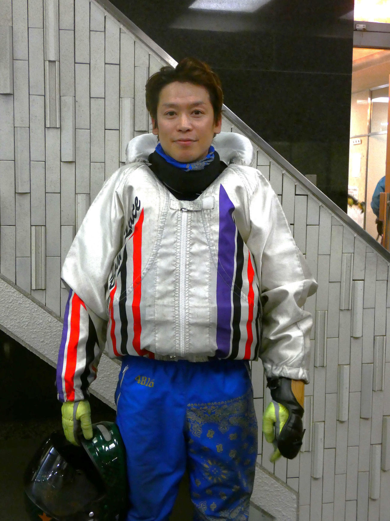 村松修二が12R優勝戦1枠をゲットした（撮影・前原一樹）