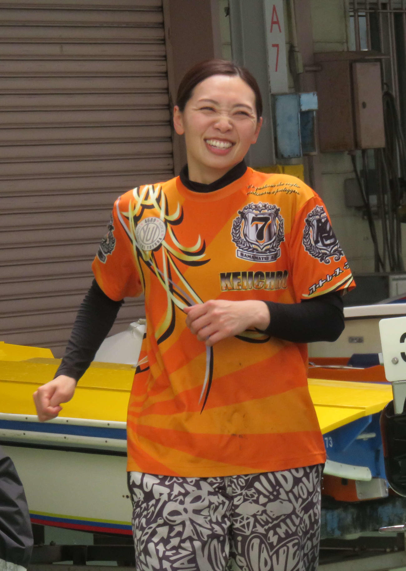 豊田結は勝負駆けの4Rを逃げ切って満面に笑み
