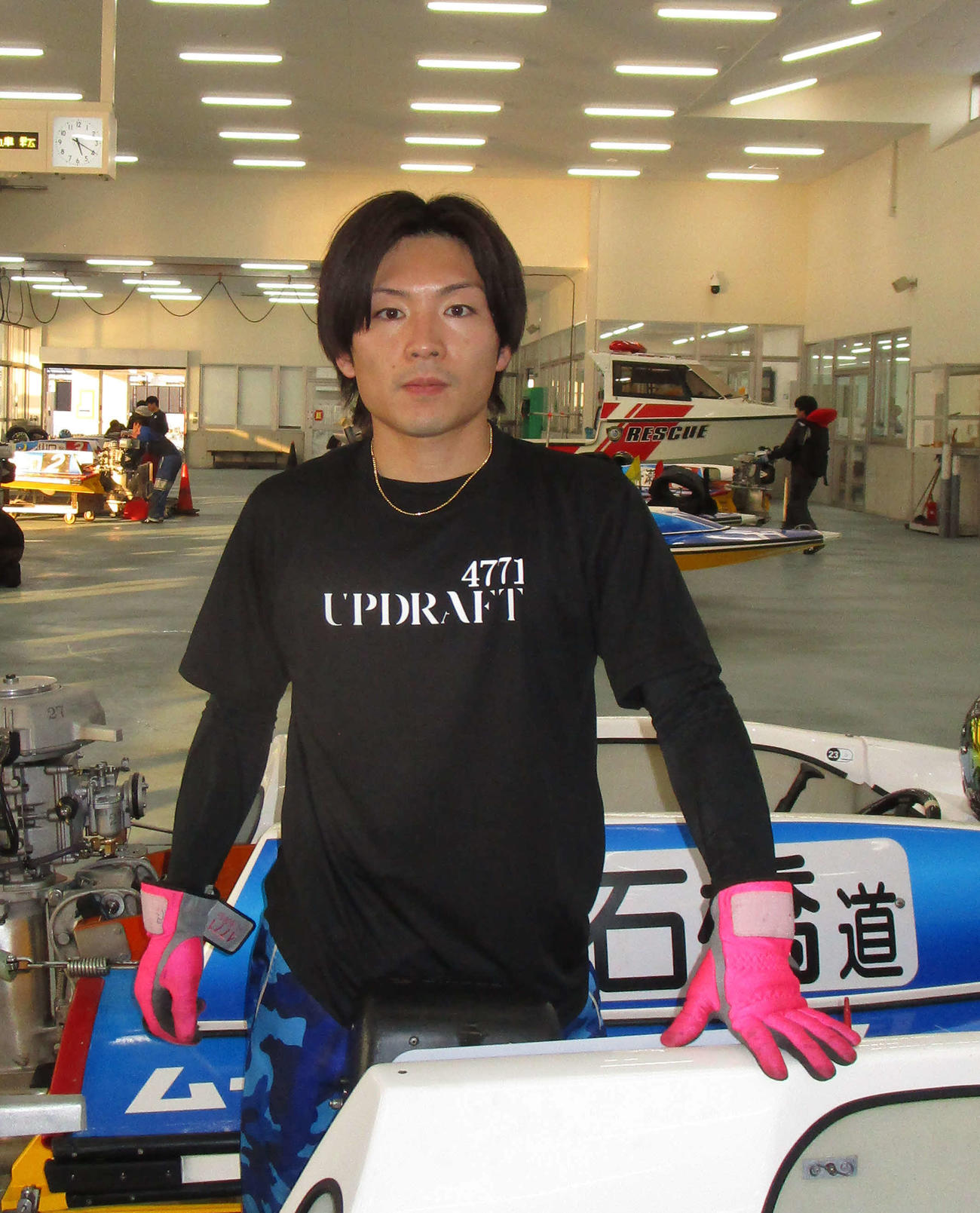 初日連勝スタートを切った下寺秀和（撮影・安井雅彦）